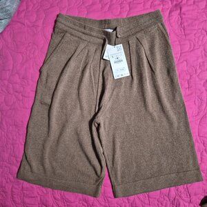 ZARA KNIT VISCOSE SHORTS